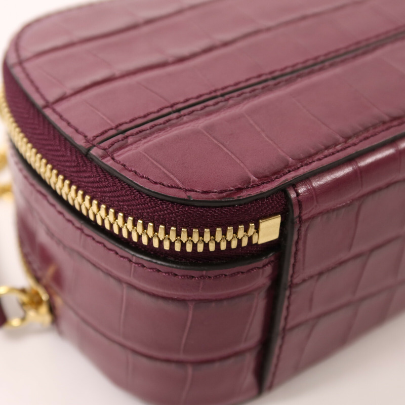 Chloe 牛皮皮革Mini C Bag金扣鏈帶手挽肩背兩用袋-13