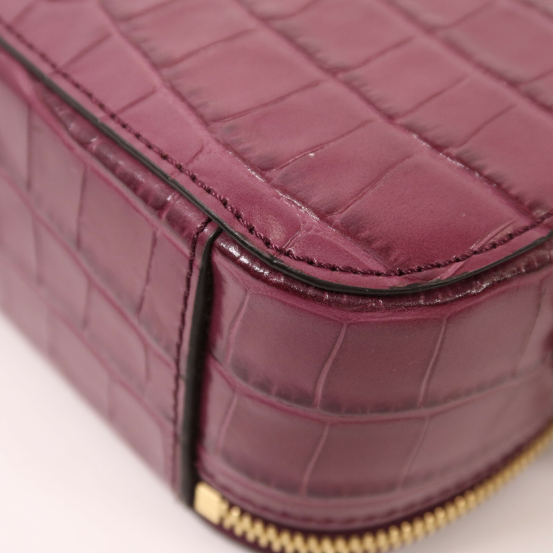 Chloe 牛皮皮革Mini C Bag金扣鏈帶手挽肩背兩用袋-16