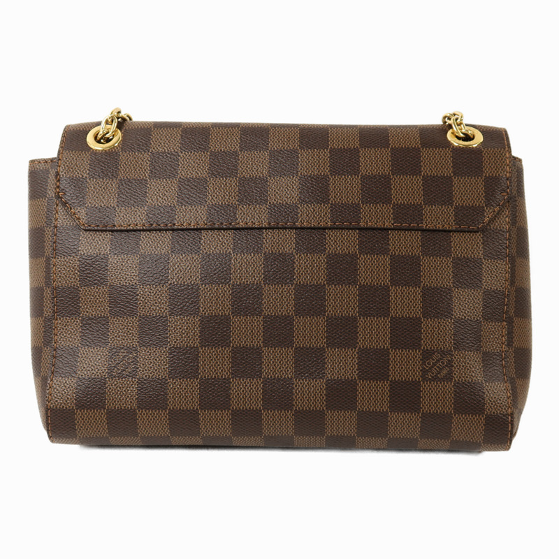 LOUIS VUITTON Damier Vavin PM金扣鏈帶肩背袋-1