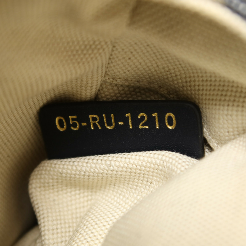 Dior 帆布Mini Saddle金扣肩背袋-6