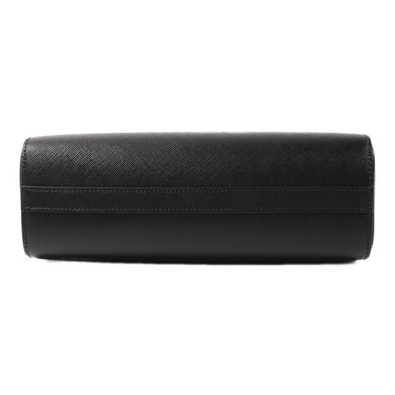 PRADA 牛皮皮革Shoulder Bag金扣手挽肩背兩用袋-3