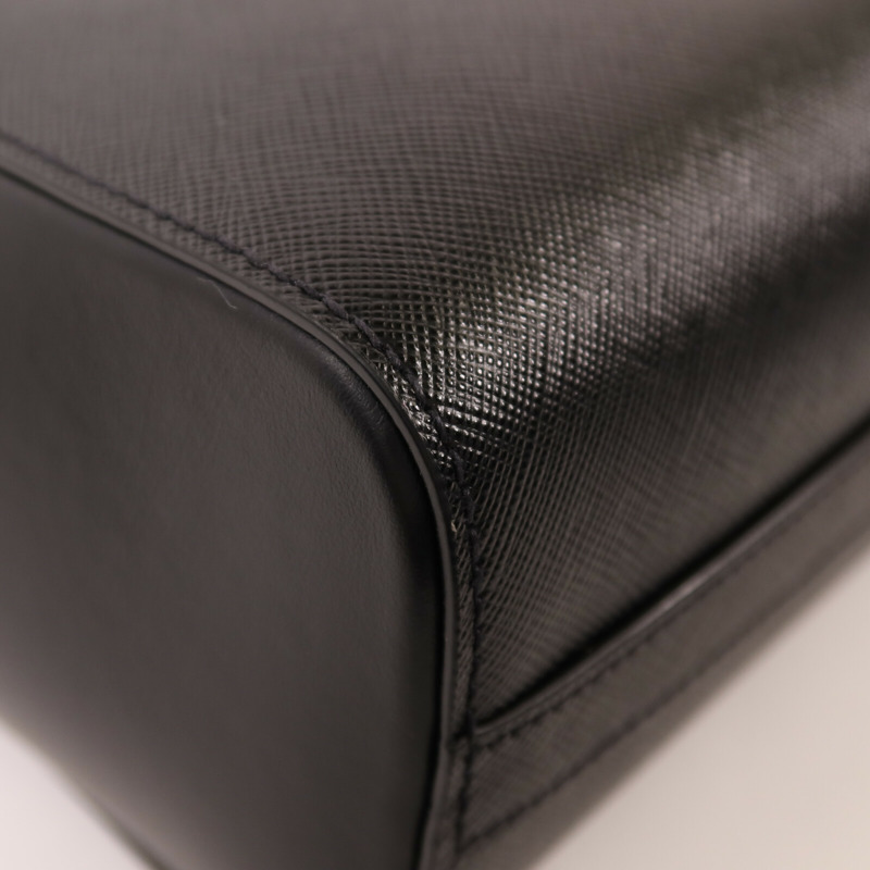 PRADA 牛皮皮革Shoulder Bag金扣手挽肩背兩用袋-10