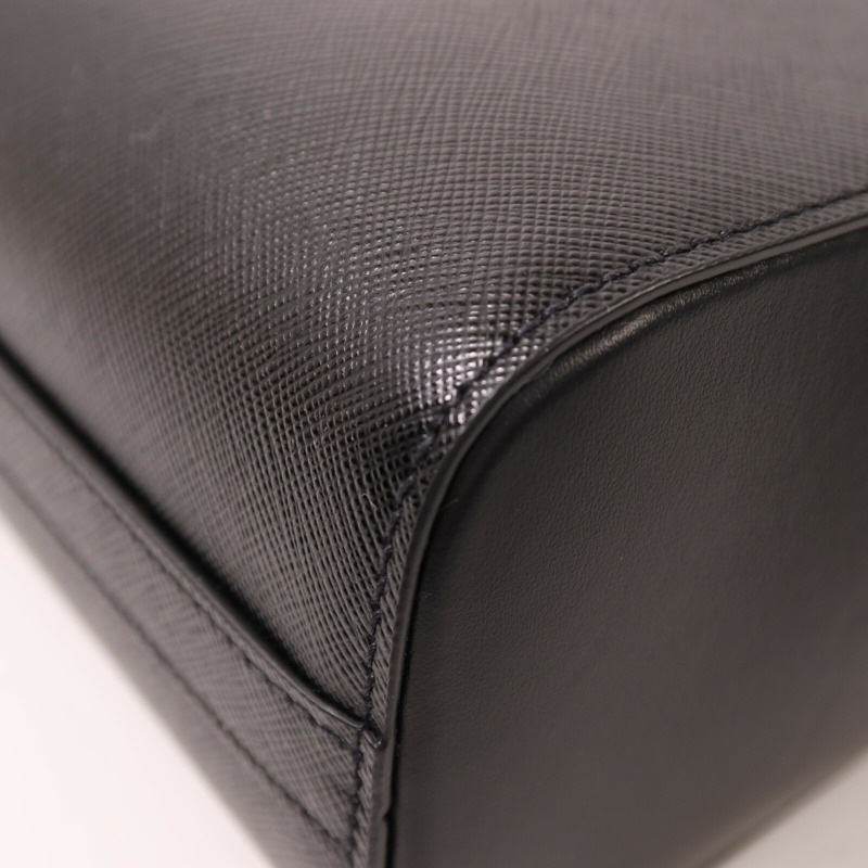 PRADA 牛皮皮革Shoulder Bag金扣手挽肩背兩用袋-11