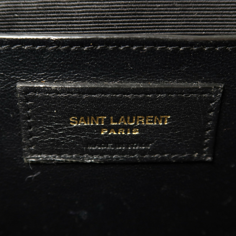SAINT LAURENT 牛皮皮革Envelop Medium金扣鏈帶肩背袋-5
