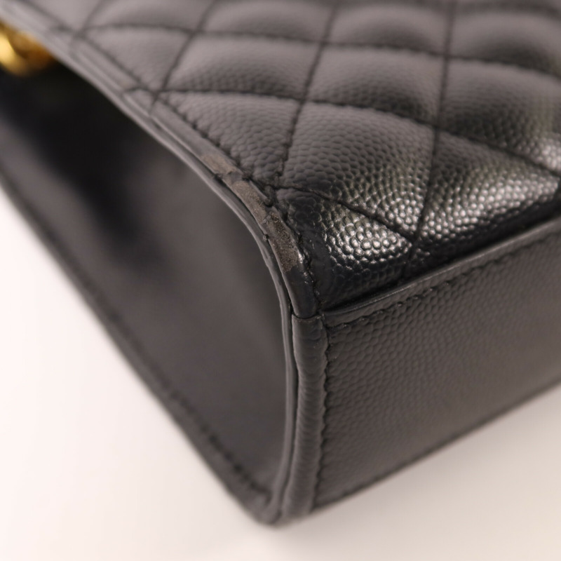 SAINT LAURENT 牛皮皮革Envelop Medium金扣鏈帶肩背袋-10