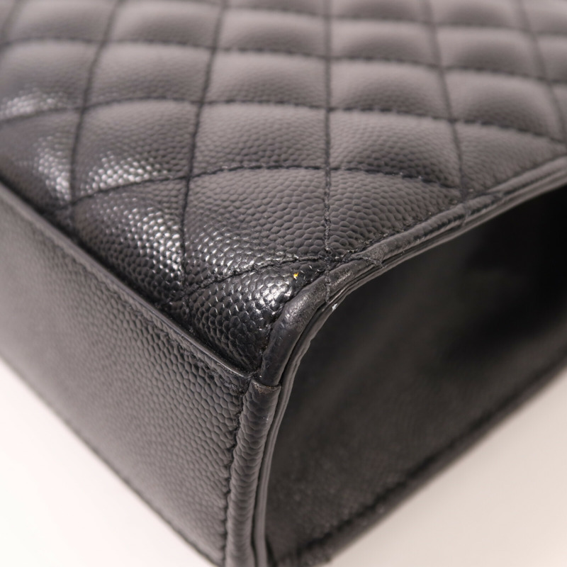 SAINT LAURENT 牛皮皮革Envelop Medium金扣鏈帶肩背袋-13