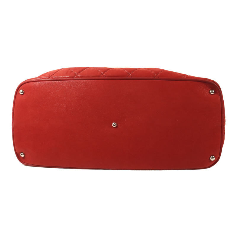 CHANEL 牛皮皮革Shoulder Bag銀扣鏈帶手挽肩背兩用袋-3