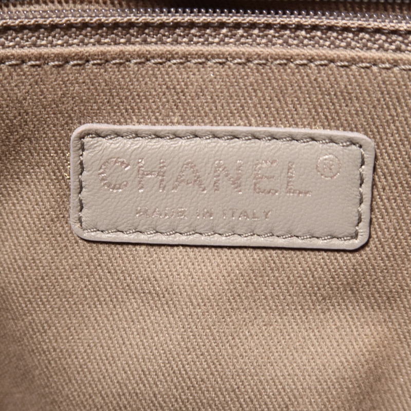 CHANEL 牛皮皮革Shoulder Bag銀扣鏈帶手挽肩背兩用袋-5