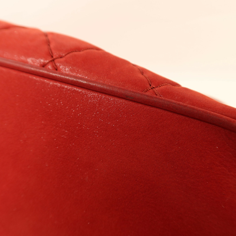 CHANEL 牛皮皮革Shoulder Bag銀扣鏈帶手挽肩背兩用袋-13