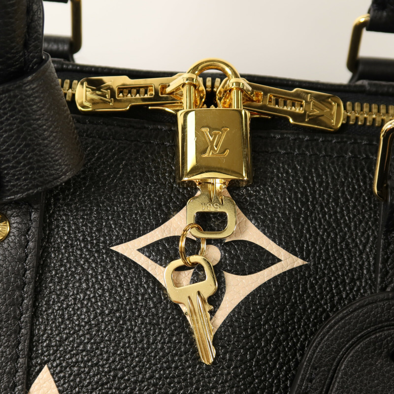 LOUIS VUITTON Monogram Empreinte Keepall 45金扣手挽肩背兩用袋-8
