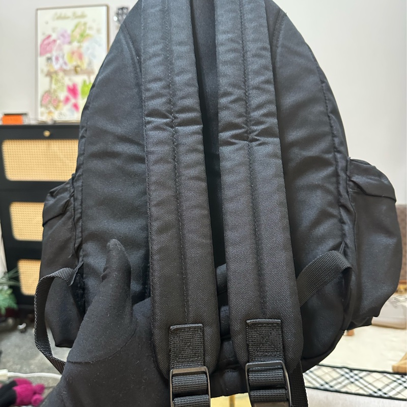 POLO RALPH LAUREN 大馬黑色帆布後背包-3