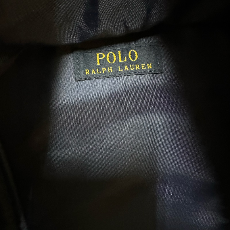 POLO RALPH LAUREN 大馬黑色帆布後背包-5