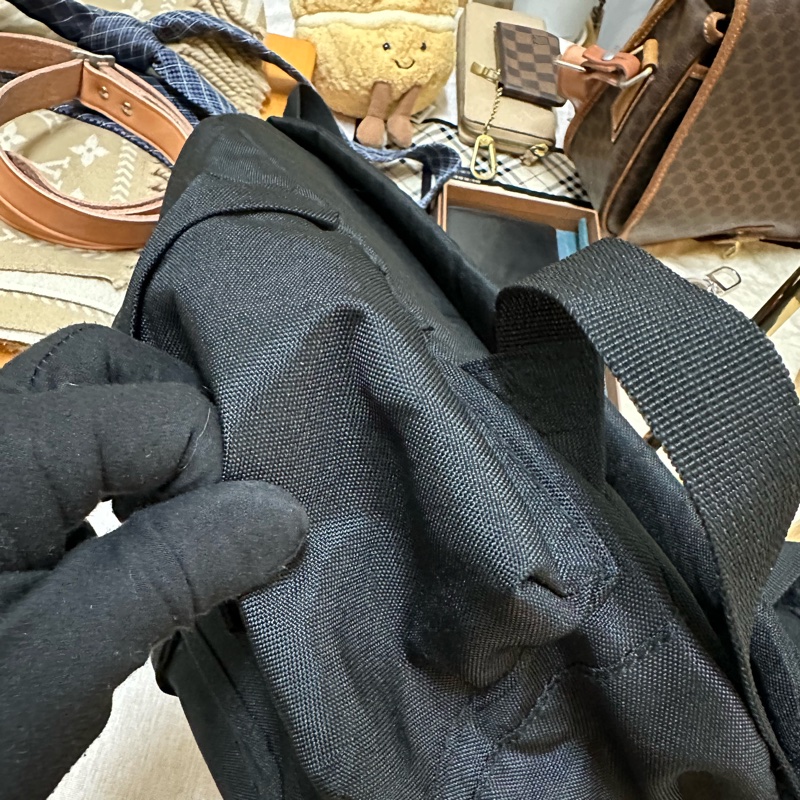 POLO RALPH LAUREN 大馬黑色帆布後背包-13