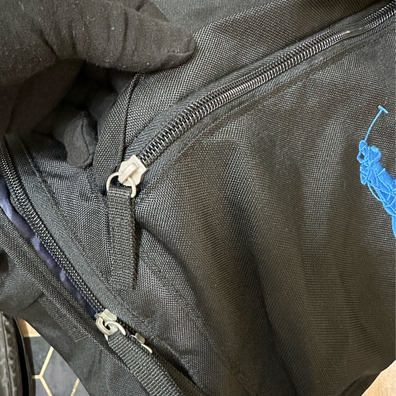 POLO RALPH LAUREN 大馬黑色帆布後背包-18
