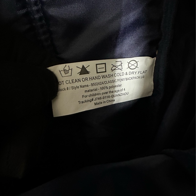 POLO RALPH LAUREN 大馬黑色帆布後背包-21