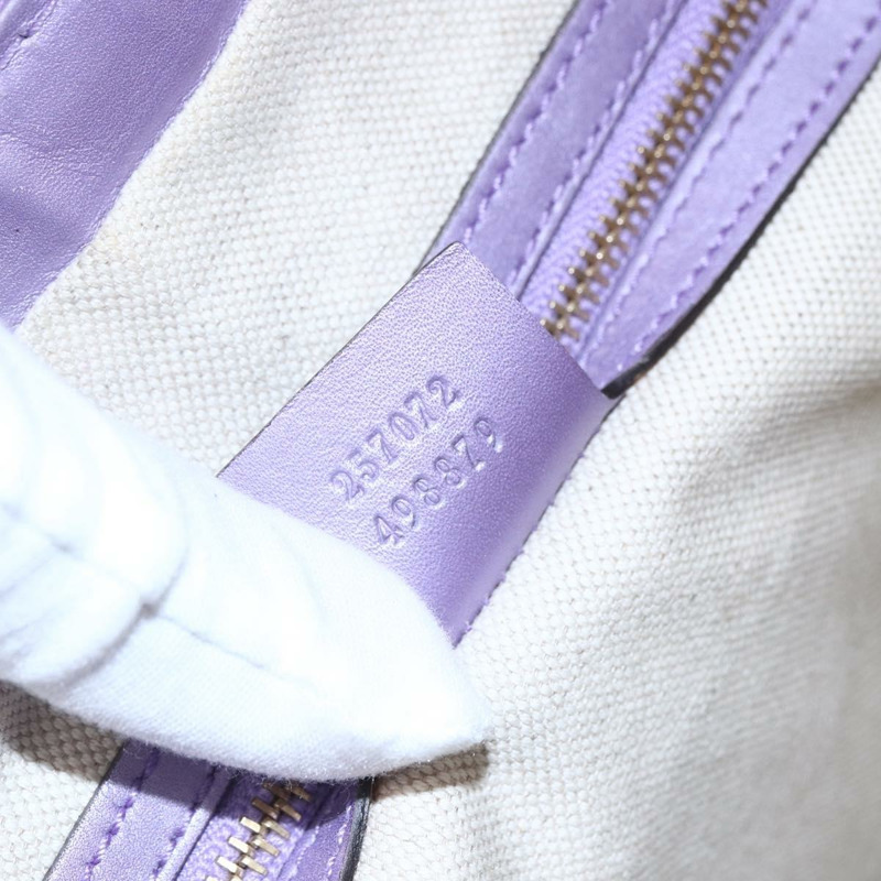 【日本直送】GUCCI GG帆布Gussissima單肩包 皮革 紫色 金色 257072 Auth am9596V-10