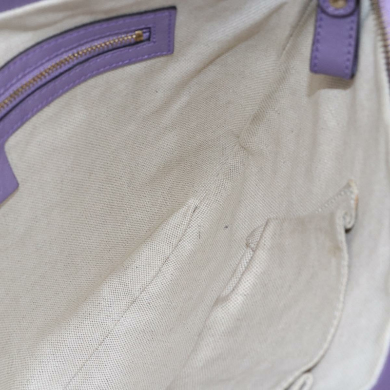 【日本直送】GUCCI GG帆布Gussissima單肩包 皮革 紫色 金色 257072 Auth am9596V-19