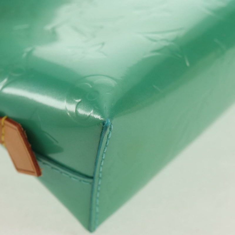 【日本直送】路易威登 Vernis Pochette 化妝包藍色 Lagon M91747 LV 正品 152671V-14