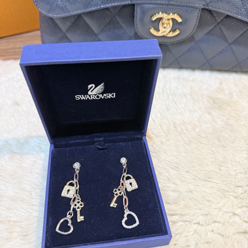 低於五折🫨Swarovski✨很美的款~施華洛世奇 耳環-0