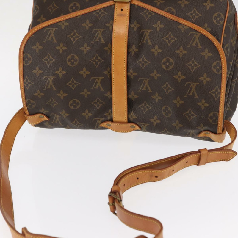 【日本直送】路易威登 Monogram Saumur 35 肩背包 M42254 LV Auth ka812-5