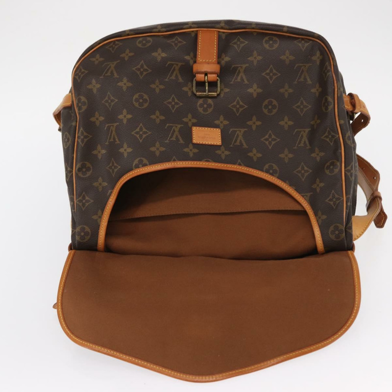【日本直送】路易威登 Monogram Saumur 35 肩背包 M42254 LV Auth ka812-9