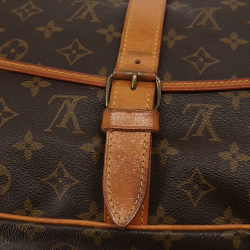 【日本直送】路易威登 Monogram Saumur 35 肩背包 M42254 LV Auth ka812-17