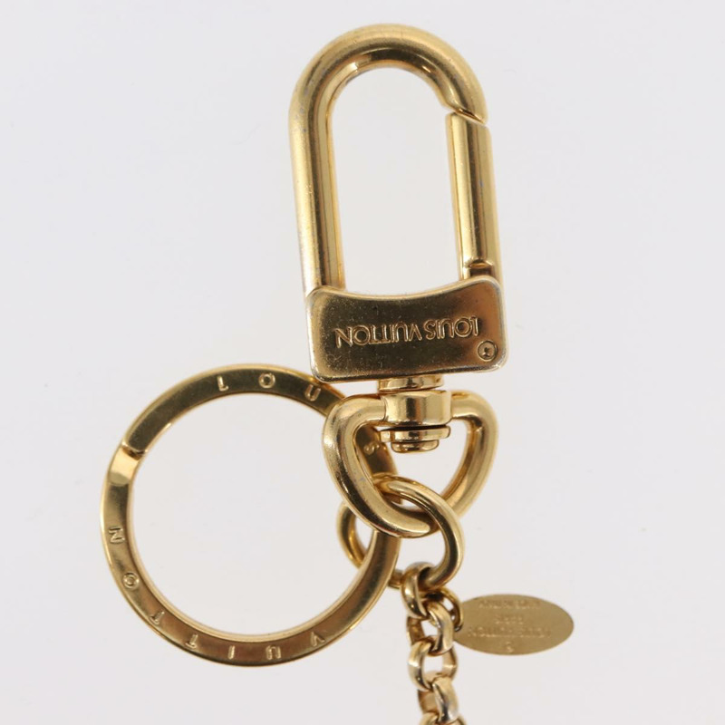 【日本直送】路易威登 Porte Cre Vivienne 手袋吊飾 金屬粉紅 M67298 LV Auth 157421A-4