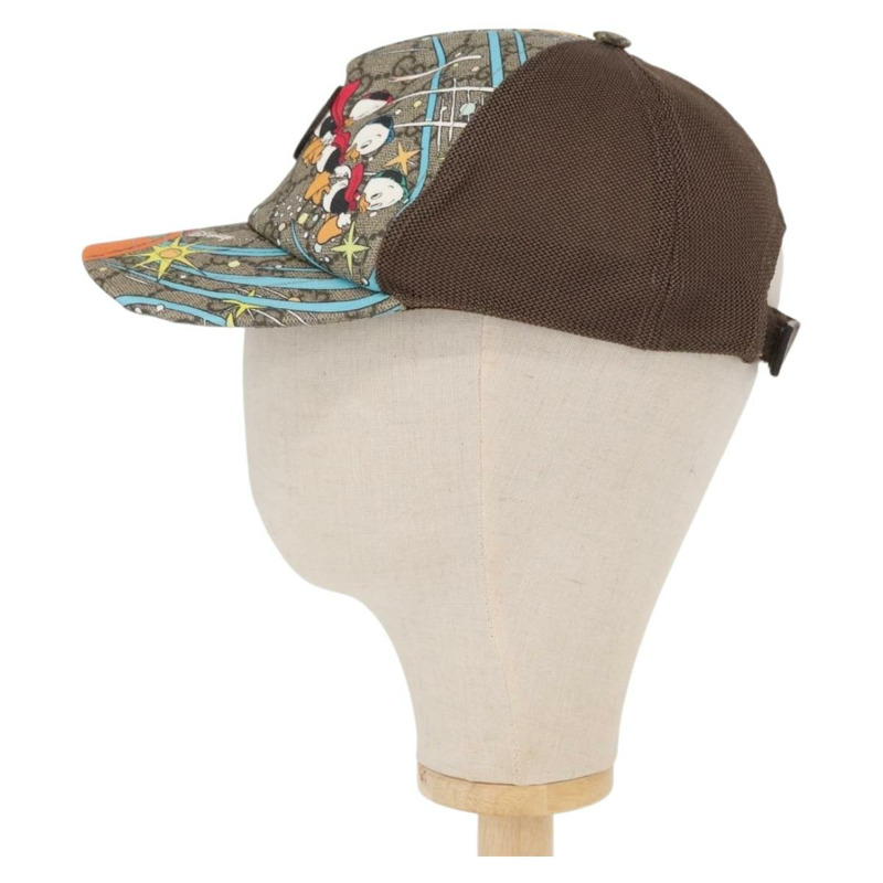 【日本直送】GUCCI GG Supreme GUCCIxDisney PVC 帽 米色 648843 正品 157413M-2