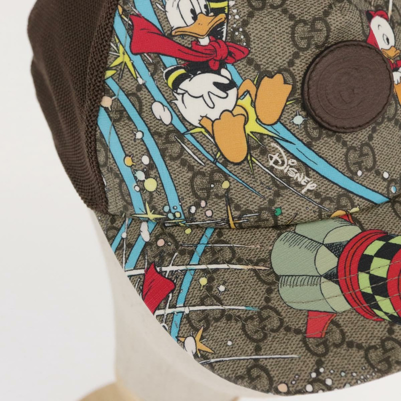 【日本直送】GUCCI GG Supreme GUCCIxDisney PVC 帽 米色 648843 正品 157413M-4