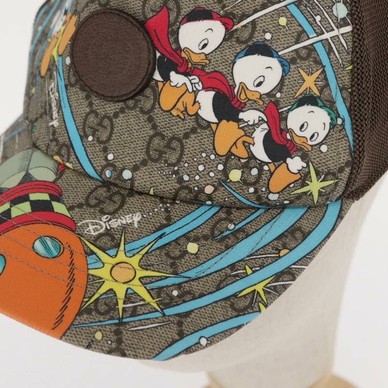 【日本直送】GUCCI GG Supreme GUCCIxDisney PVC 帽 米色 648843 正品 157413M-7