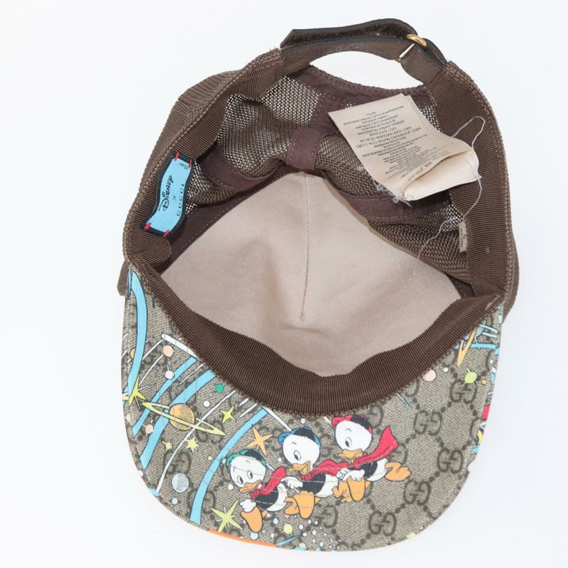 【日本直送】GUCCI GG Supreme GUCCIxDisney PVC 帽 米色 648843 正品 157413M-9