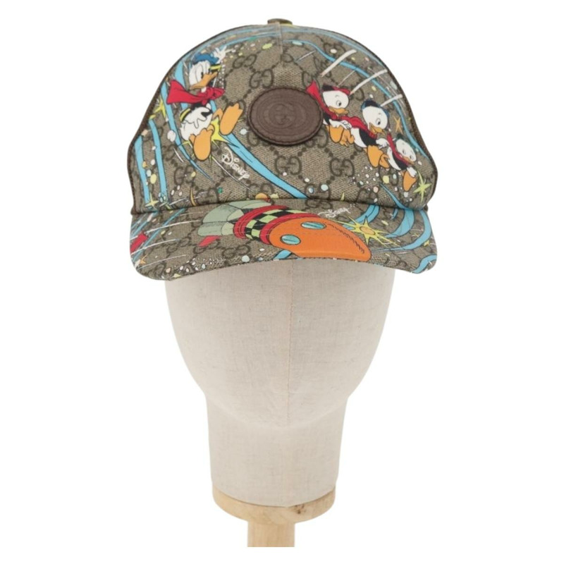 【日本直送】GUCCI GG Supreme GUCCIxDisney PVC 帽 米色 648843 正品 157413M-12