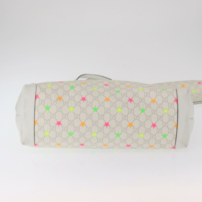 【日本直送】GUCCI GG Supreme 星星手提包 PVC 白色 309497 正品 am10476-4