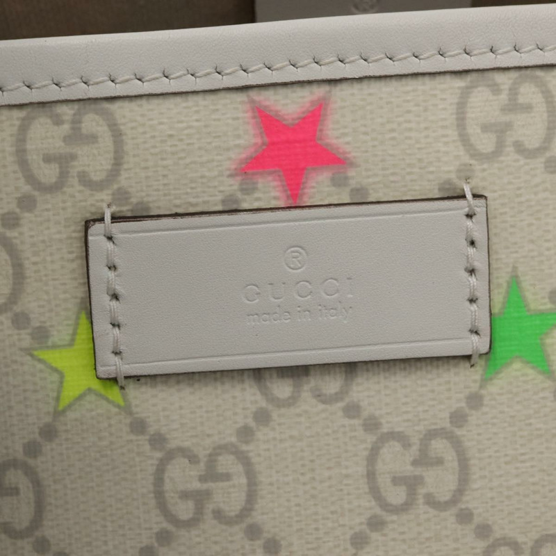 【日本直送】GUCCI GG Supreme 星星手提包 PVC 白色 309497 正品 am10476-16