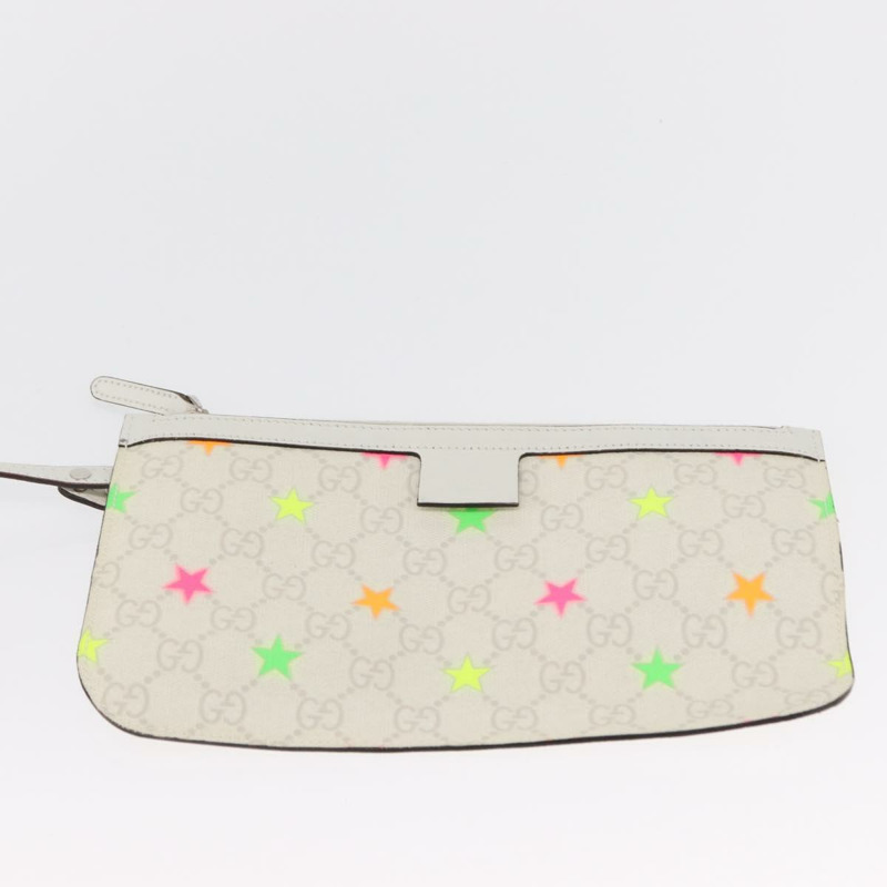 【日本直送】GUCCI GG Supreme 星星手提包 PVC 白色 309497 正品 am10476-19