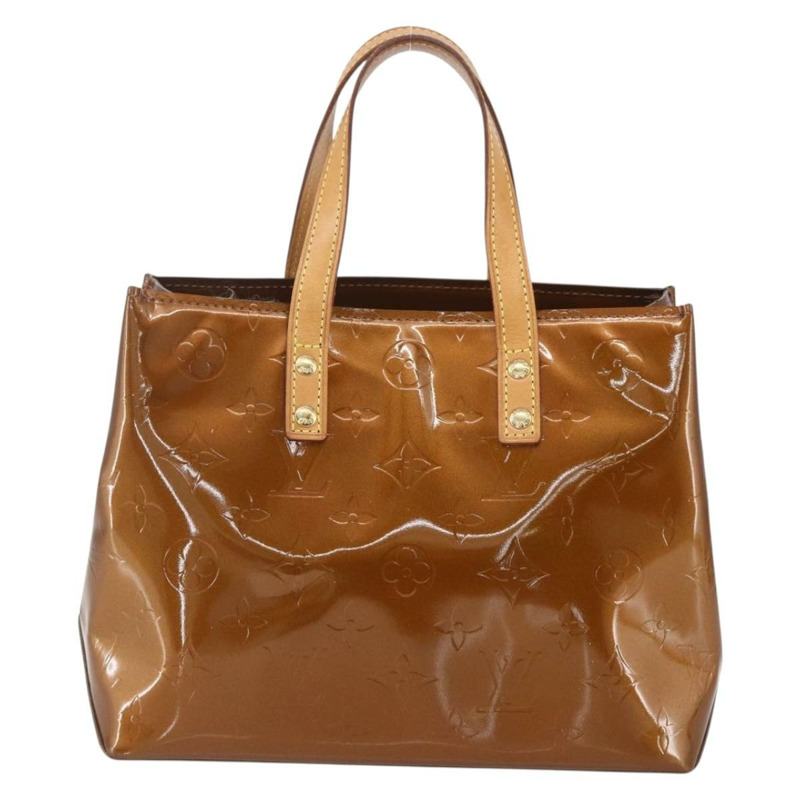 【日本直送】路易威登 Monogram Vernis Reade PM 手提包 青銅色 M91146 LV Auth ki6325-1