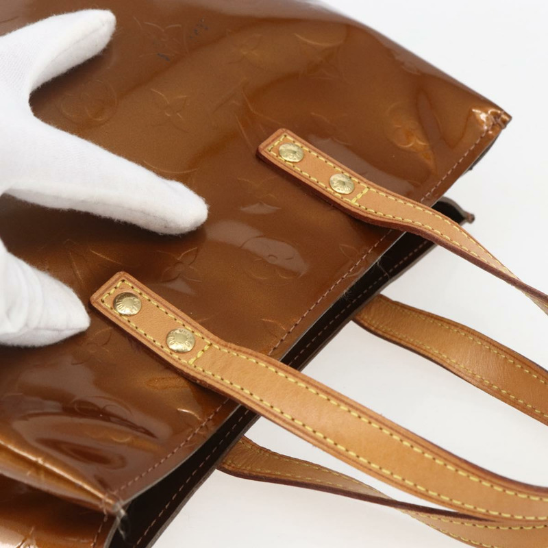 【日本直送】路易威登 Monogram Vernis Reade PM 手提包 青銅色 M91146 LV Auth ki6325-5