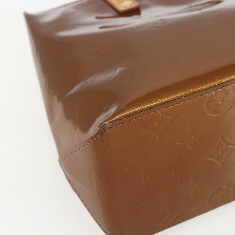 【日本直送】路易威登 Monogram Vernis Reade PM 手提包 青銅色 M91146 LV Auth ki6325-13