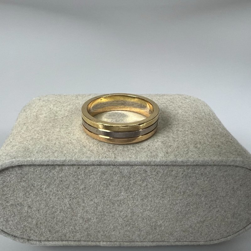 CARTIER C DE三環戒指 #54 6.75G-4