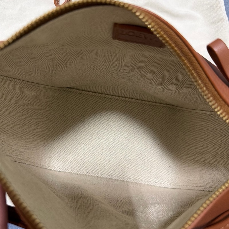 Loewe hammock hobo 焦糖色-10