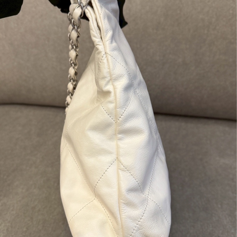 香奈兒22bag小號銀白-1
