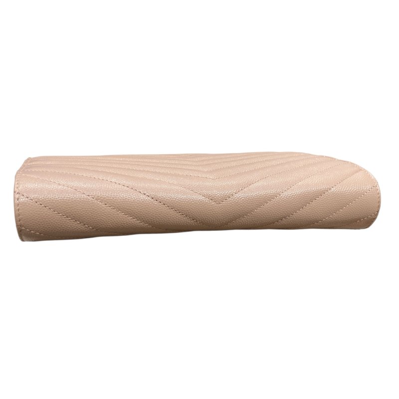 SAINT LAURENT 聖羅蘭 LULU WOC 側背包 淺粉色 皮革 金釦-6