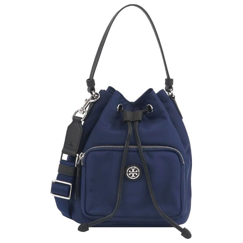 【TORY BURCH】尼龍束口兩用包-深藍色-0