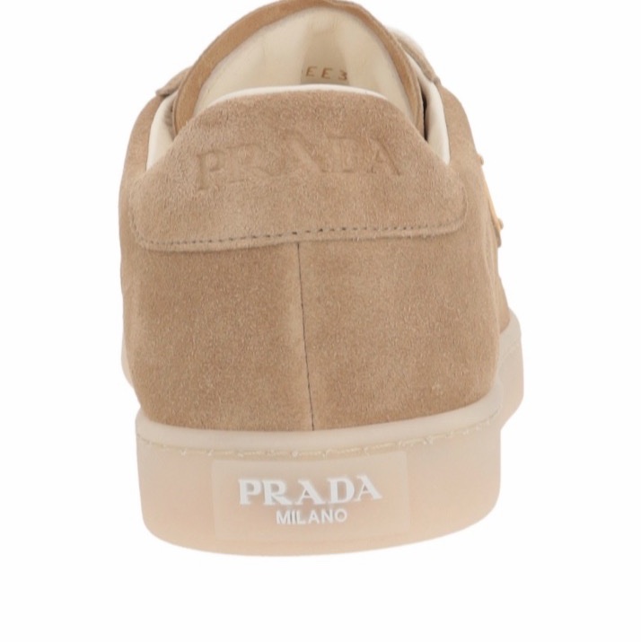 Prada 男士 Lane 系帶低幫板鞋UK-6 UK-6.5 UK-7 UK-7.5 UK-11碼跟高: 2.5cm-3