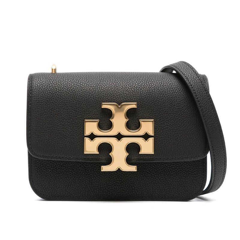 【TORY BURCH】雙T-LOGO小金磚包-黑色-0