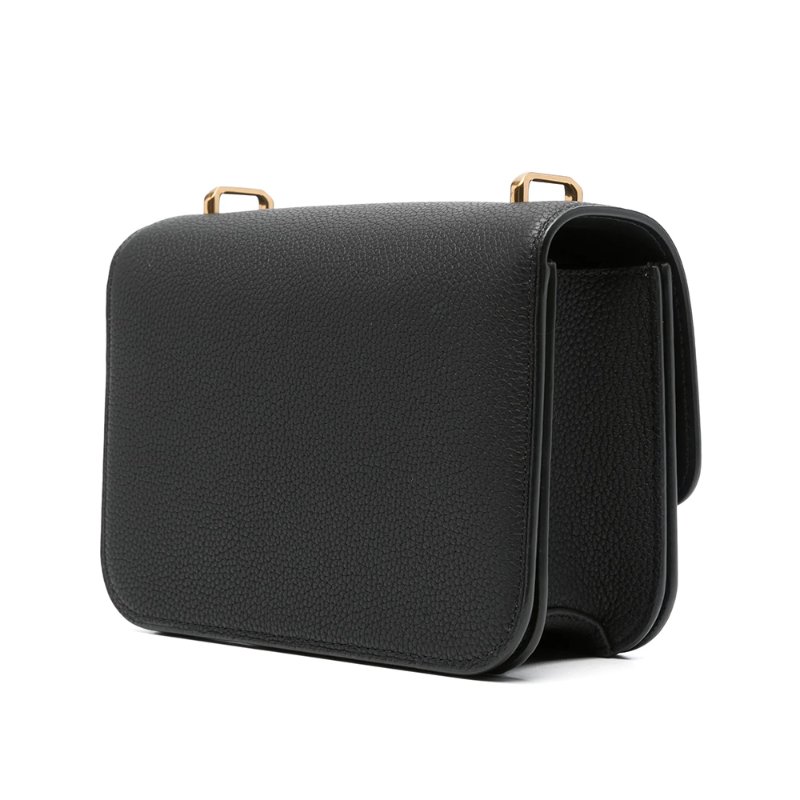 【TORY BURCH】雙T-LOGO小金磚包-黑色-1