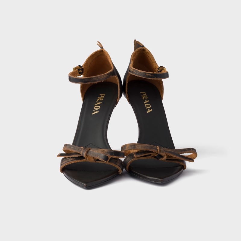 Prada 女士 尖頭高跟涼鞋36 36.5 37 37.5 38 39 40碼跟高: 8.5cm-1