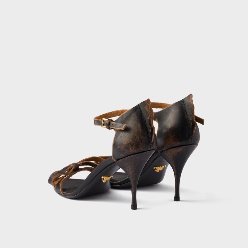 Prada 女士 尖頭高跟涼鞋36 36.5 37 37.5 38 39 40碼跟高: 8.5cm-2