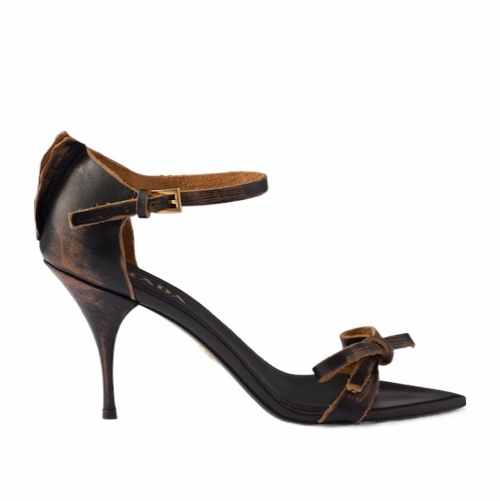 Prada 女士 尖頭高跟涼鞋36 36.5 37 37.5 38 39 40碼跟高: 8.5cm-3