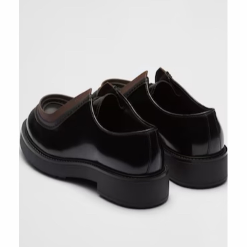 Prada 男士 Diapason系帶徽標商務休閒鞋UK-5 UK-5.5 UK-6 UK-6.5 UK-7 UK-7.5 UK-8 UK-8.5 UK-9 UK-10碼-3